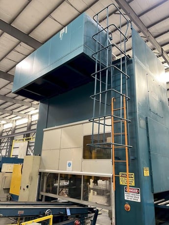 660 Ton, Seyi #SAG660, straight side double crank stamping press, 9.8" stroke, 33.4" Shut Height, 5.9"adj. - Image 9