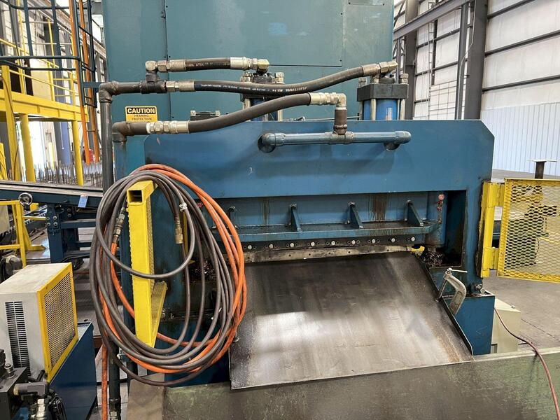 Shung Dar #NBF-800/ST-800, 32" x .240" hydraulic scrap chopper - Image 7