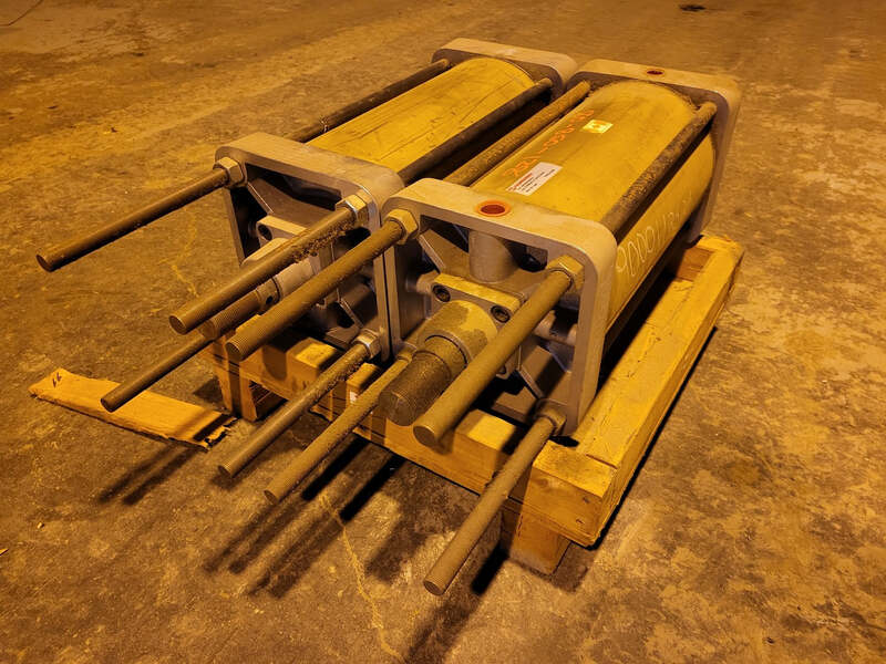 Norgren, C-980/AF/11.625/Z/B/SP, pneumatic cylinder, 8" dia., 11.625 stroke, 145 psi, like new - Image 1