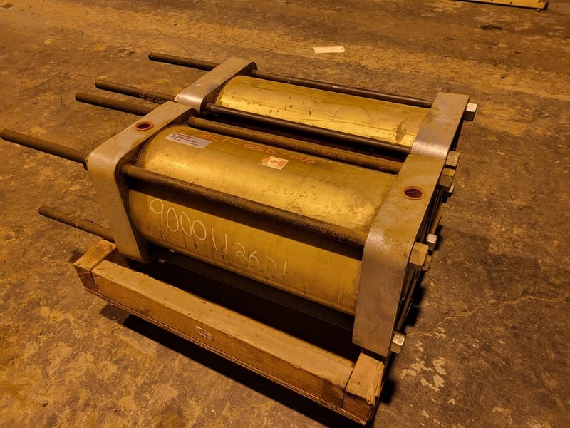 Norgren, C-980/AF/11.625/Z/B/SP, pneumatic cylinder, 8" dia., 11.625 stroke, 145 psi, like new - Image 3