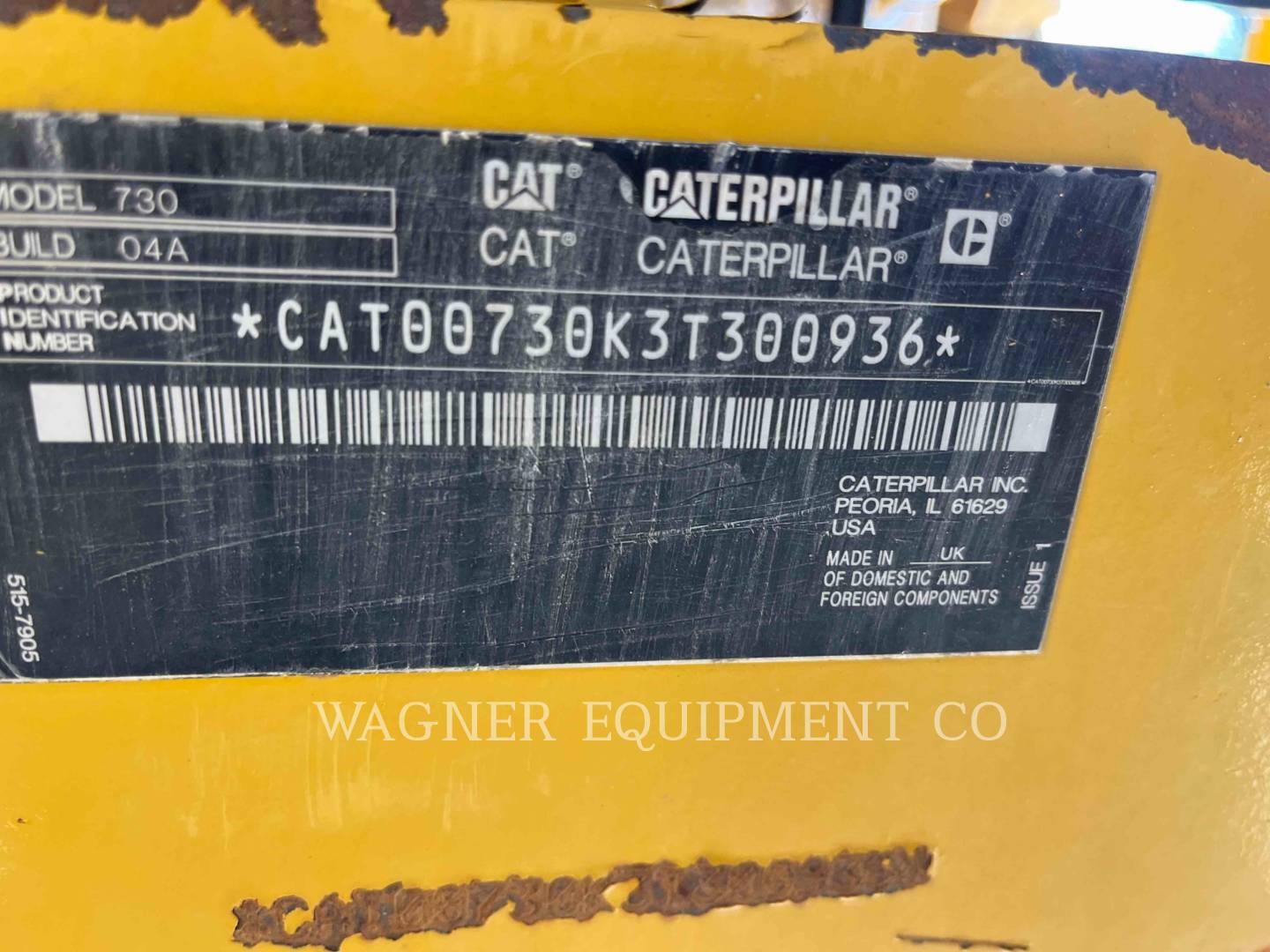 Caterpillar 73004, Articulated Truck, 2758 hours, S/N: 3T300936, 2019 - Image 6