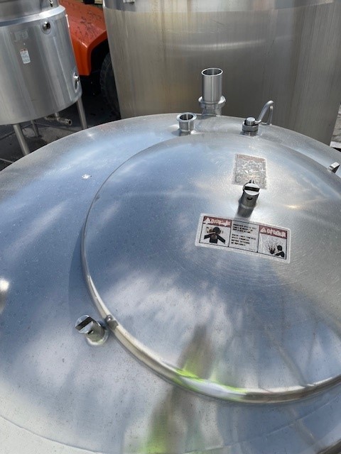 300 gallon Walker Stainless Equipment Co. Liqui Mixer liquidifier tank, 316L Stainless Steel, 75 psi, dished - Image 3