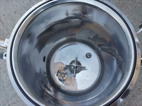 13.2 gallon ITT Industries Pure-Flo Precision, 50 liter Stainless steel fermenter tank, bottom driven - Image 6
