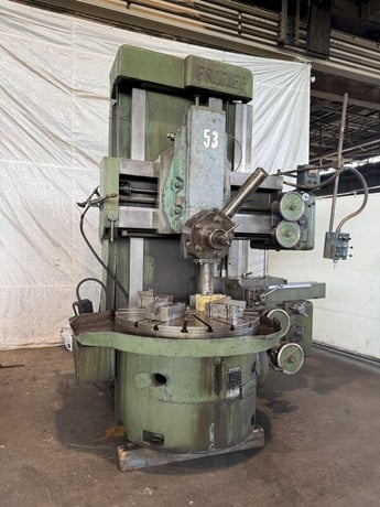 48" Froriep, vertical turret lathe - Image 1