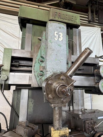 48" Froriep, vertical turret lathe - Image 8