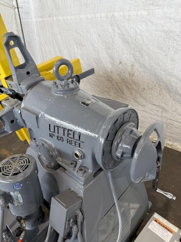 6000 lb. Littell #60-36, powered motorized uncoiler, 36" width, 48" outside dimensions, 16"-20" ID, manual - Image 8