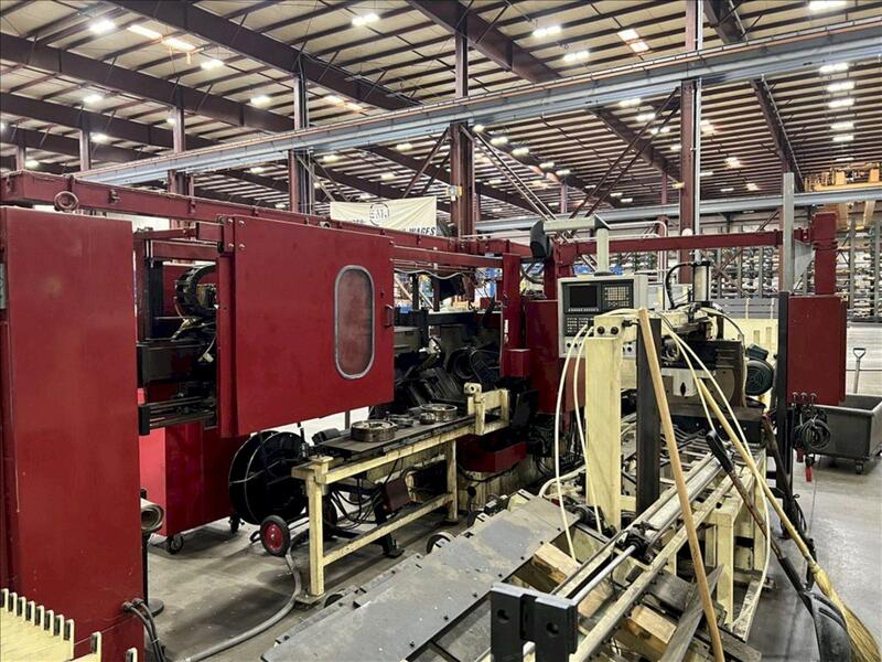 7" Modern #6MNC, CNC tube cut-off machine, 8 station, 24' automatic feeder, Fanuc Oi-TD, 2014 - Image 1