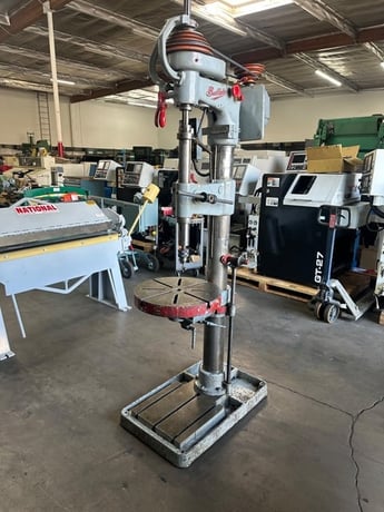22" Buffalo #22, heavy duty drill press, 1.5" capacity, 65-1350 SPM, 220/440 V., 3-phase, power feed - Image 1