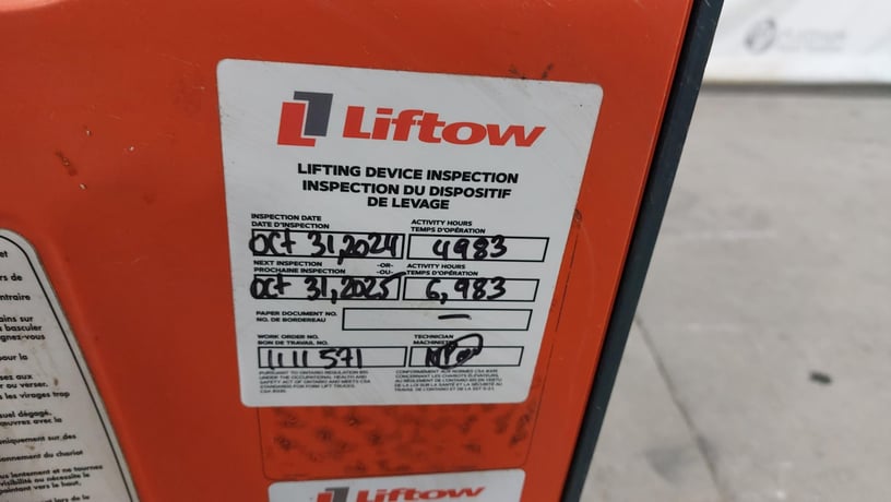 Walkie, Toyota #8HBW23, battery powered, 24 V., built-in charger, 4500 lb. capacity, serial #61229, 2022 - Image 10