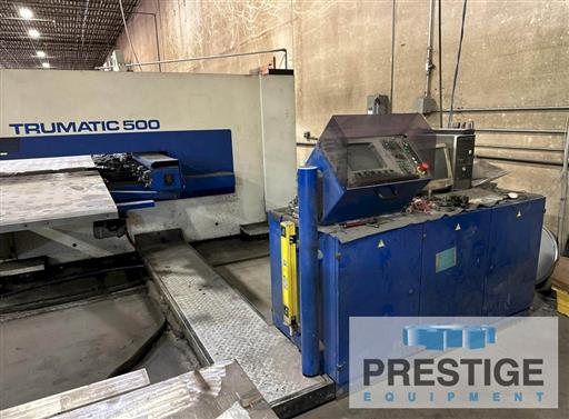 25 Ton, Trumpf #TC-500, CNC Punch & Contour Machine, 0.25" Sheet thickness, 3" Punch diameter, 500 SPM - Image 3