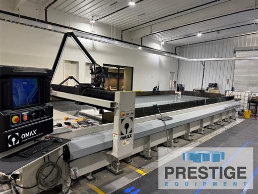 Omax #120X-1, CNC Water Jet, 339" x 137" Table, 320" X, 120" Y, 8" Z, 350 IPM, 60000 psi, 30 HP Pump, 100 - Image 1