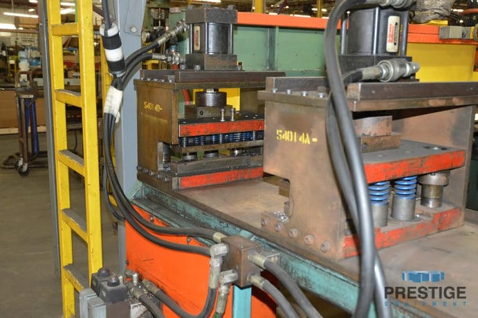 1/4" Wire Trimmer & Bender, w/(3) Hydraulic Heads, 0.125"-0.25" diameter Wire capacity, 8' Table length, 10 HP - Image 4