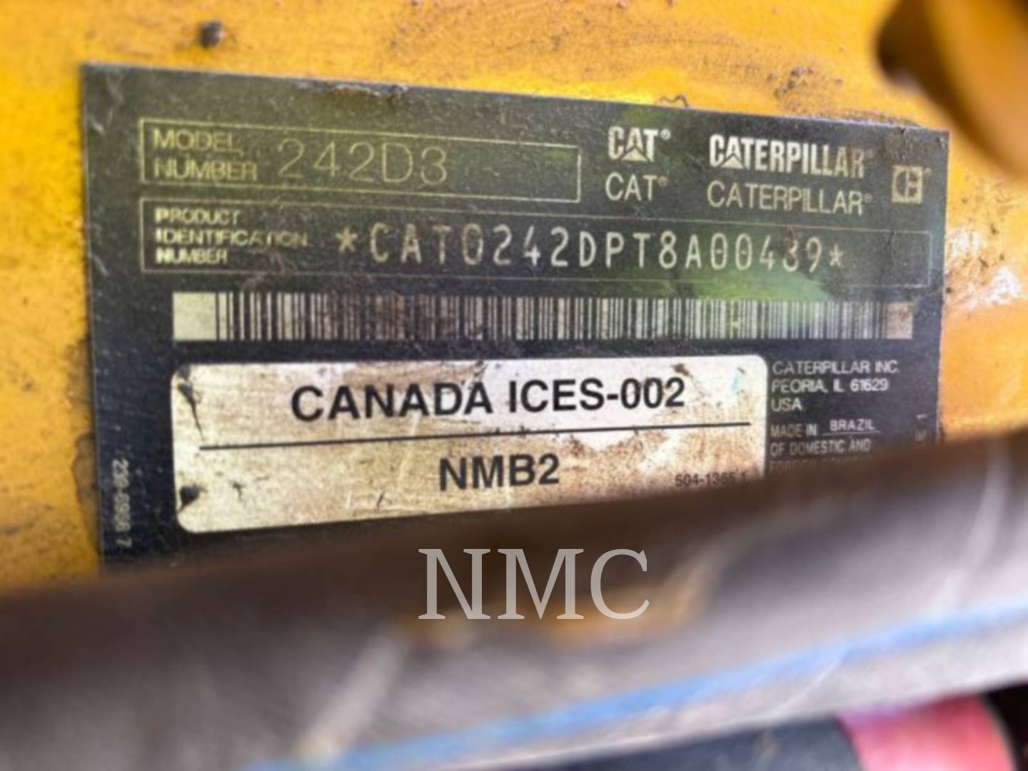 Cat 242D3, Skid Steer Loader, 44 hours, S/N: T8A00489, 2023 - Image 6