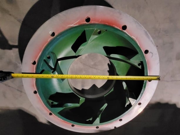 Lower diffuser coat, Flygt #2852901, like new - Image 8
