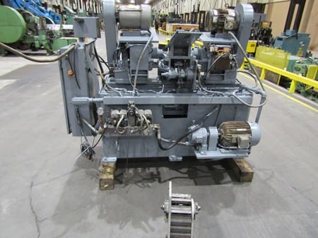 Economy #FH40-10, double end chamfering machine, magazine type feeder, serial #8109 - Image 4