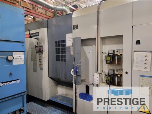 Mazak #FH-6000, 3-Machine CNC Horizontal FMS w/Palletech System, 31.5" X, 31.5" Y, 34.7" Z, (76) 19.7" x - Image 4