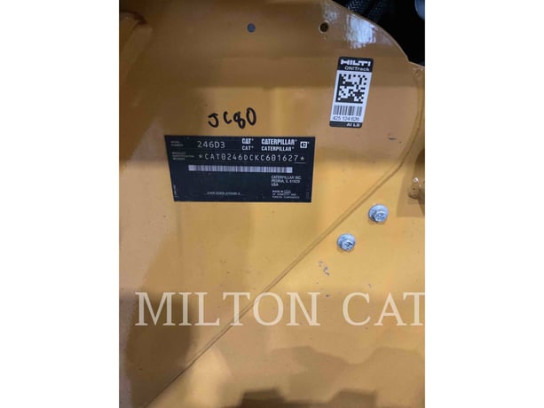 Cat 246D3, Skid Steer Loader, 331 hours, S/N: KC601627, 2021 - Image 6