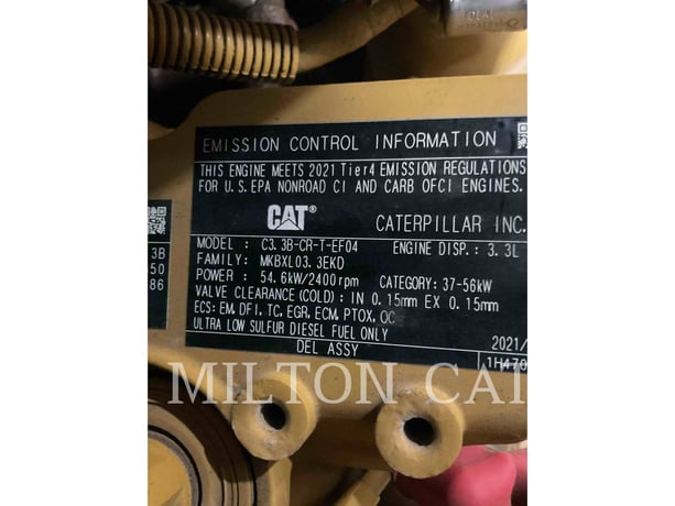 Cat 246D3, Skid Steer Loader, 331 hours, S/N: KC601627, 2021 - Image 8