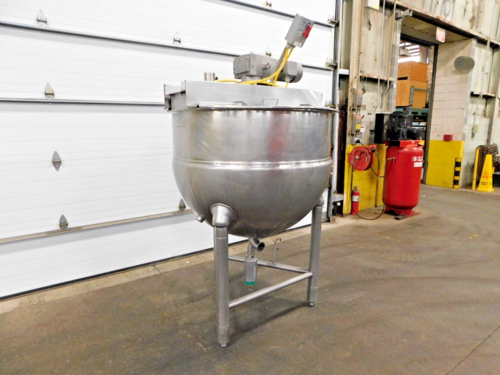 200 gallon Groen, Stainless jacketed mixing kettle, 2 HP, 230/460 V. - Image 3