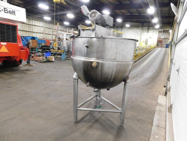 200 gallon Groen, Stainless jacketed mixing kettle, 2 HP, 230/460 V. - Image 6