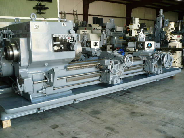 No. 4A Warner & Swasey, M3550, square head, saddle type turret lathe, 28-1/4" swing o/bed ways, 65" center - Image 1
