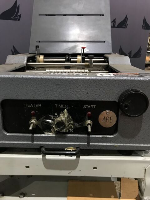 Advent Label Applicator Co. #465, label applicator with standing cart - Image 8