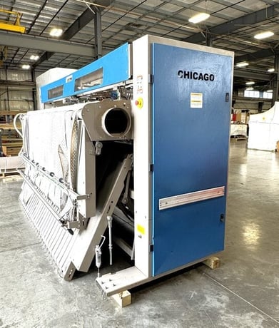 2-Station Chicago #King-Edge-CT-136, Spreader Feeder, VFD, Chi Touch Control, 120" reduced discharge, 2019 - Image 4