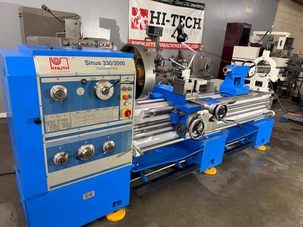 Knuth #SINUS-330/2000, engine lathe, 26" diameter over bed, 79" L max, 16" bed, 10.1 HP, 25-1600 RPM, 4.1" - Image 2