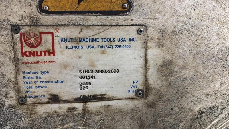 Knuth #SINUS-330/2000, engine lathe, 26" diameter over bed, 79" L max, 16" bed, 10.1 HP, 25-1600 RPM, 4.1" - Image 8