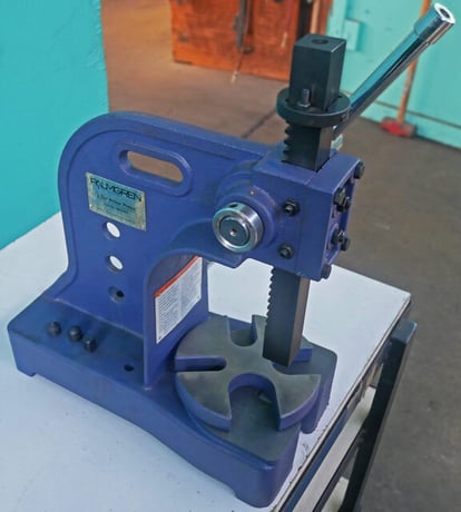 2 Ton, Palmgren #2-TON, Arbor Press, 1-1/4" ram, 1/2" ram hole diameter, 6-5/8" anvil diameter, 19:1 lever, 5 - Image 7