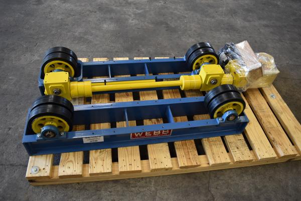 3 Ton, Webb #T6D-8, turning roll, 6000 lb., dual gearbox, hand pendant - Image 1