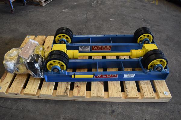 3 Ton, Webb #T6D-8, turning roll, 6000 lb., dual gearbox, hand pendant - Image 3