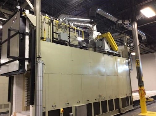 30" width x 44" H x 248" lL Keith, 2250°F electric with door at front and rear #4490 - Image 5