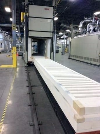 2.6' width x 20.8' L x 3.8' H, Keith, 2250&deg;F, electric with load car and gas fired oxidizer - Image 2