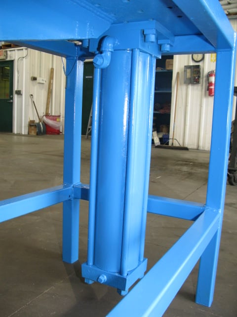 17 Ton, 53" x 18", down-act, 34" daylight, 24" stroke, (2) 5" bore cylinders, rated to 1400 psi, #2187 - Image 3