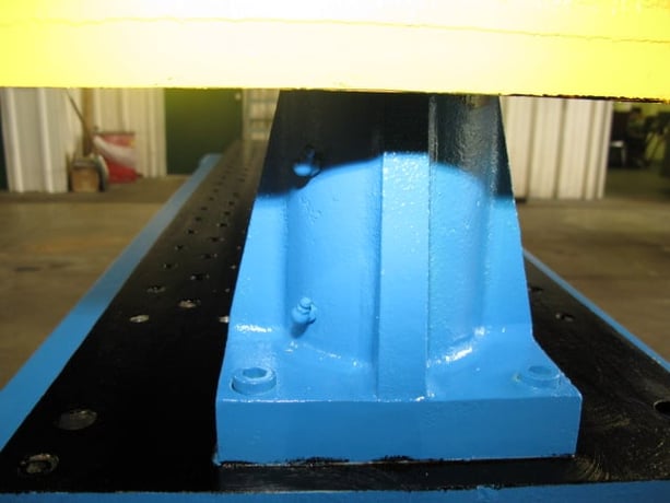 5 Ton, 53 x 18", down-act, 34" daylight, 24" stroke, (2) 4" bore cylinders rated to 1000 psi, #2188 (3 - Image 2