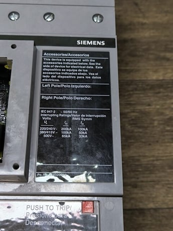 800 Amp, Siemens, CMD63B800, Circuit Breaker, 600V, 3P - Image 6