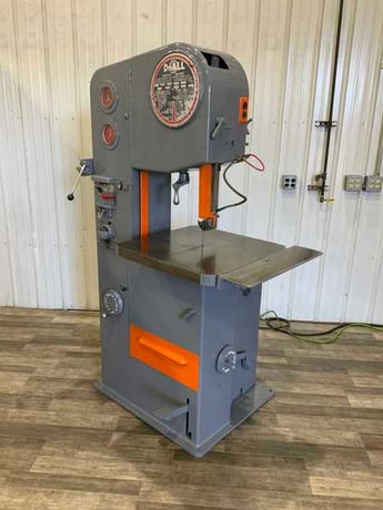 16" x 10" DoAll #1612-1, vertical band saw, 24" x 24" table, 122" blade, 1 HP, blade welder - Image 8