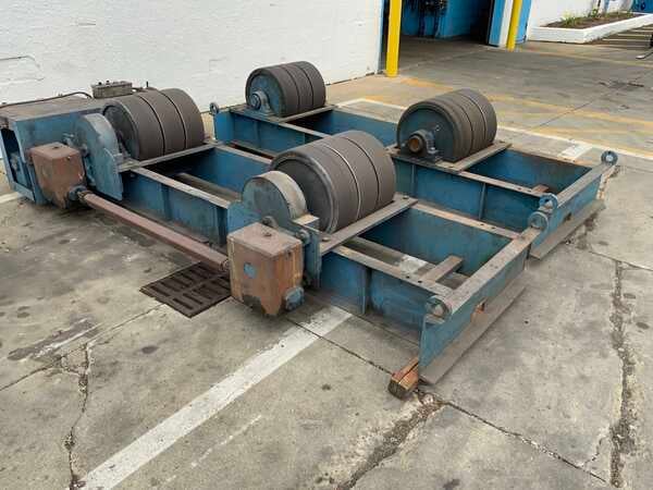 90 Ton, Joe Fuller #JFRD-90/JFRI-90, tank turning rolls, 180000 lb., 20-1/2"wheel diameter, 3 HP, 1999 - Image 1