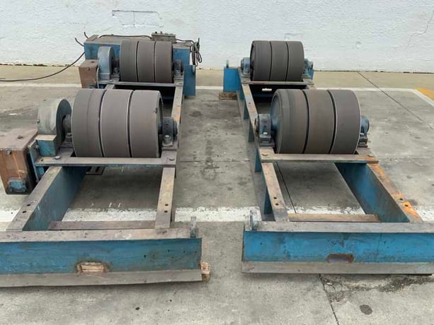90 Ton, Joe Fuller #JFRD-90/JFRI-90, tank turning rolls, 180000 lb., 20-1/2"wheel diameter, 3 HP, 1999 - Image 2