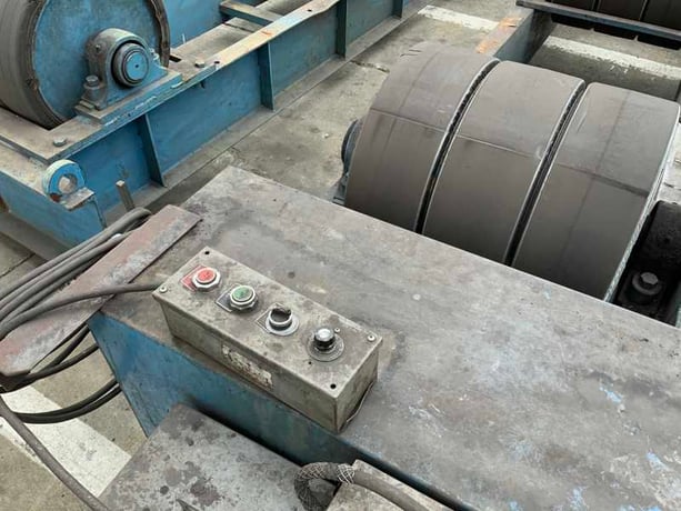 90 Ton, Joe Fuller #JFRD-90/JFRI-90, tank turning rolls, 180000 lb., 20-1/2"wheel diameter, 3 HP, 1999 - Image 7
