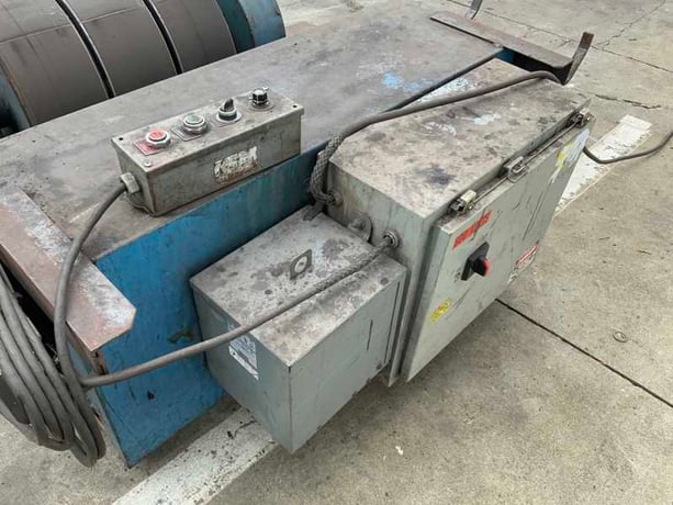 90 Ton, Joe Fuller #JFRD-90/JFRI-90, tank turning rolls, 180000 lb., 20-1/2"wheel diameter, 3 HP, 1999 - Image 8