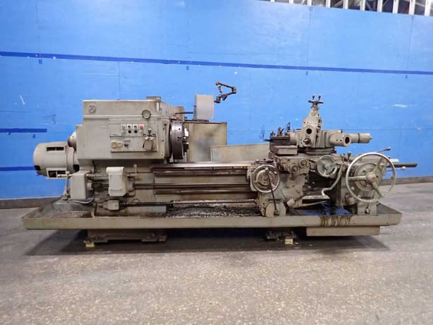 No. 3A Warner & Swasey, M3500, turret lathe, 24-1/2"swing, 3-jaw 21" chuck, 50 HP, adjustbale tool holder - Image 1