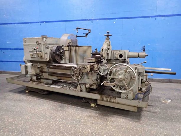 No. 3A Warner & Swasey, M3500, turret lathe, 24-1/2"swing, 3-jaw 21" chuck, 50 HP, adjustbale tool holder - Image 2