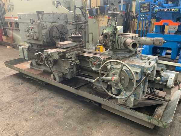 No. 3A Warner & Swasey, M3500, turret lathe, 24-1/2"swing, 3-jaw 21" chuck, 50 HP, adjustbale tool holder - Image 5