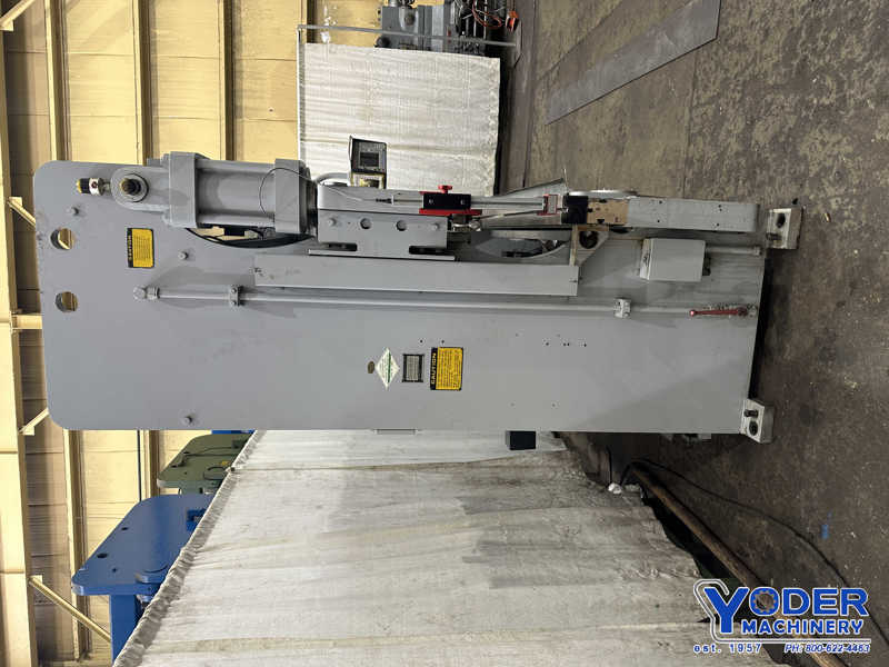 90 Ton, Cincinnati #90AFx10, CNC hydraulic press brake, 12' overall, 126" between housing, 10" stroke, 1990 - Image 4