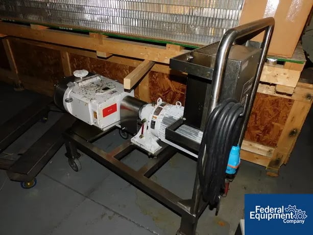Waukesha Cherry Burrell #18OU2, Positive Displacement Pump, Stainless Steel, 3" in/out, 6:1 gearbox, 10 HP - Image 1