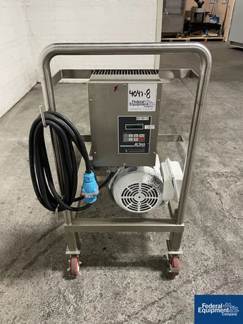 Waukesha Cherry Burrell #18OU2, Positive Displacement Pump, Stainless Steel, 3" in/out, 6:1 gearbox, 10 HP - Image 5