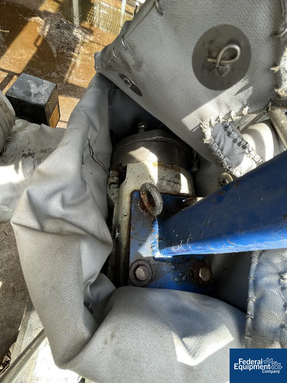 Waukesha #5070, Rotary Lobe Pump, Stainless Steel, 4" in/out, 15 HP explosion proof - Image 3