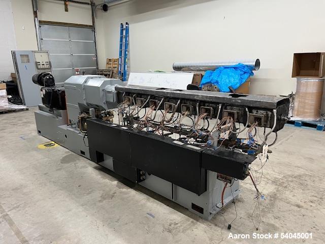 2.36" Leistritz #ZSE-60-GL, Twin Screw Extruder, liquid cooled, 36:1 L/D, 150 HP, 9 zones, Side Stuffer - Image 2
